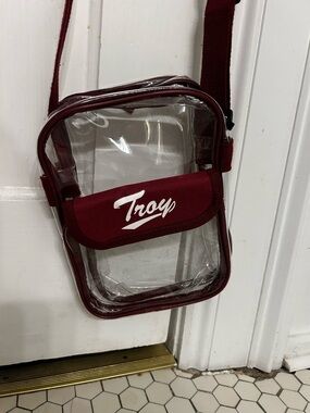 Clear Crossbody Bag Troy University